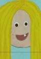 Cheerful cartoon character with long blonde hair and a big smile, showcasing playful and friendly vibes.
