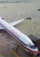 American Airlines McDonnell Douglas MD-80 at the gate, showcasing the aircraft's design and operational readiness.