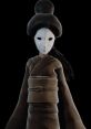 Traditional Japanese doll inspired by "The Lady Little Night," featuring a serene expression and elegant attire.