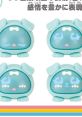 Cute turquoise Micropets with expressive features, featuring puppy designs and LED eyes showcasing various emotions.