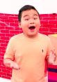 Cheerful child expressing excitement in a vibrant play area, surrounded by colorful toys inspired by Lyndon Toys and Colors.