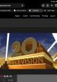 Stylized 20th Television logo in 3D, featuring golden text and dramatic lighting effects, showcasing cinematic branding.
