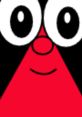 Cheerful Alvin The Cone from Shapetales Show, featuring vibrant red color and playful expression, perfect for kids' entertainment.
