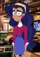Diana Prince looking contemplative in a vibrant store setting, showcasing her unique style and character from DC Superhero Girls.