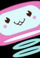 Cute pixel art character with a smiling face, featuring pink tones and vibrant design inspired by Melody from Fandroid FIXED 2023.