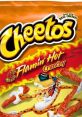 Flamin' Hot Cheetos bag featuring a cartoon cheetah mascot, known for its bold flavor and crunchy texture.