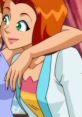 Sam from Totally Spies, showcasing her signature red hair and stylish outfit, embodies friendship and adventure.