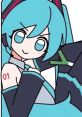 Cheerful British bunnylala character with turquoise hair and playful expression, showcasing a vibrant, animated style.