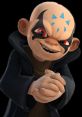 Kaos, the mischievous character from Skylanders, showcasing his signature look with a dark cloak and playful expression.