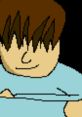 Johnny from Baldi's Basics Plus, featuring a playful expression and distinctive brown hair, set against a dark background.