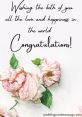 Congratulation "Congratulation!" The jubilant of congratulations echoes through the room, celebrating a job well done or