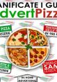 Pizza-La advert showcasing a variety of delicious pizzas, emphasizing personalized options and in-home advertising.