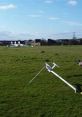 Launching a Catapult FX model in a grassy field, showcasing the innovative design and functionality in action.
