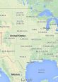 Map showing regions of the United States, highlighting states and major cities for location identification.
