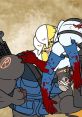 Killgore engages in a chaotic battle, featuring cartoon-style violence and colorful characters amidst a dramatic backdrop.