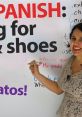 Learn Spanish phrases for shopping, focusing on buying shoes and asking questions about sizes and styles.