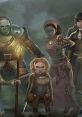 Diverse group of D&D characters, including warriors and spellcasters, ready for adventure in a mystical setting.
