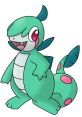 Cute green Pokémon character with a cheerful expression, featuring fins and a spotted tail, ideal for BD1 test discussions.