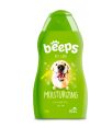 Beeps moisturizing shampoo for pets with aloe vera, perfect for keeping your dog's coat healthy and shiny. 500ml bottle.