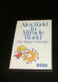 Sounds - Alex Kidd in Miracle World - Miscellaneous (Master System)