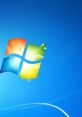 Windows 7 logo on a vibrant blue background, representing the iconic Windows 7 system for gaming and productivity.