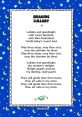 Brahms' Lullaby lyrics on a starry background, perfect for a soothing Pop Lullaby song generator with voice.
