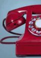 Classic red rotary phone, symbolizing the quirky humor of Lenny the Telemarketing Timewaster in telemarketing scenarios.