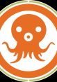 Orange octopus character logo inspired by Octonauts, featuring a playful design and round shape for aquatic adventures.