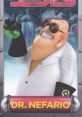 Dr. Nefario smiles confidently in his lab coat, holding a green potion, from Despicable Me The Game.