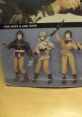 Mego action figures featuring Fighter Pilot, Paratrooper, and Tank Commander for ages 5 and over, perfect for collectors.