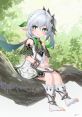 Nahida character illustration, featuring her enchanting design and nature backdrop, perfect for Genshin Impact fans.