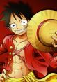 Luffy, the iconic pirate, shows off his straw hat and confident grin, embodying adventure and determination in anime.