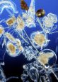 Diverse plankton species, including microalgae and zooplankton, thrive in ocean water, showcasing aquatic biodiversity.