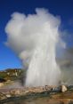 Geyser The of a geyser erupting is truly a marvel to behold. As the pressure builds underground, the water and steam