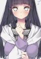 Hinata Hyuga from Naruto, showcasing her signature look with long dark hair and a gentle expression, embodying her character's kindness.