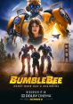 Bumblebee movie poster featuring the Transformer, a young girl, and iconic San Francisco landmarks, releasing in Dolby Cinema.