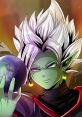 Zamasu from Dragon Ball, showcasing his power with a globe, embodies his mission of divine justice and ambition.