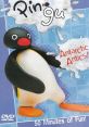 Pingu DVD cover featuring Pingu, showcasing fun Antarctic antics and 50 minutes of playful adventures for kids.