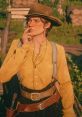 Sadie Adler stands outdoors, wearing a yellow shirt and hat, exuding confidence with a cigarette in hand.
