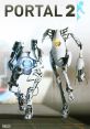 Portal 2 characters, featuring the Announcer and unique robotic designs, showcasing the game's distinct art style.