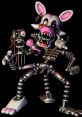 Mangle from FNaF 2, a twisted animatronic from Five Nights at Freddy's, showcasing a unique design with metal and fur.