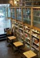 Cafe Library You can immerse yourself in the bustling atmosphere of a cafe within the walls of a library with a unique blend