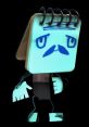 Clive Handforth from LittleBigPlanet 2 with a notebook-inspired design, showcasing a quirky and creative character style.