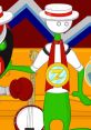 Colorful Coach Z from Homestar Runner poses with a stylish hat and large Z emblem, embodying fun and creativity in animation.
