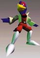 Falco Lombardi in a colorful, angular design showcasing his iconic aviator style and distinctive personality from the game.