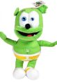 Gummibar New plush toy, bright green with big eyes and playful expression, perfect for kids and collectors alike.