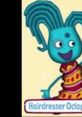 Hairdresser Octopus from PaRappa The Rapper, showcasing vibrant colors and quirky hairstyle, ready for a fun hair adventure.