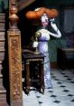 Lady Tottington from Wallace & Gromit engages in a phone conversation, showcasing her vibrant personality and iconic style.