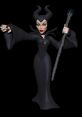 Maleficent from Disney Infinity, showcasing her dark attire and iconic staff, exuding a powerful presence.