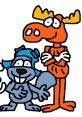 Mr. Peabody with Rocky, the adventurous moose, showcasing their timeless humor and charm from the classic cartoon series.